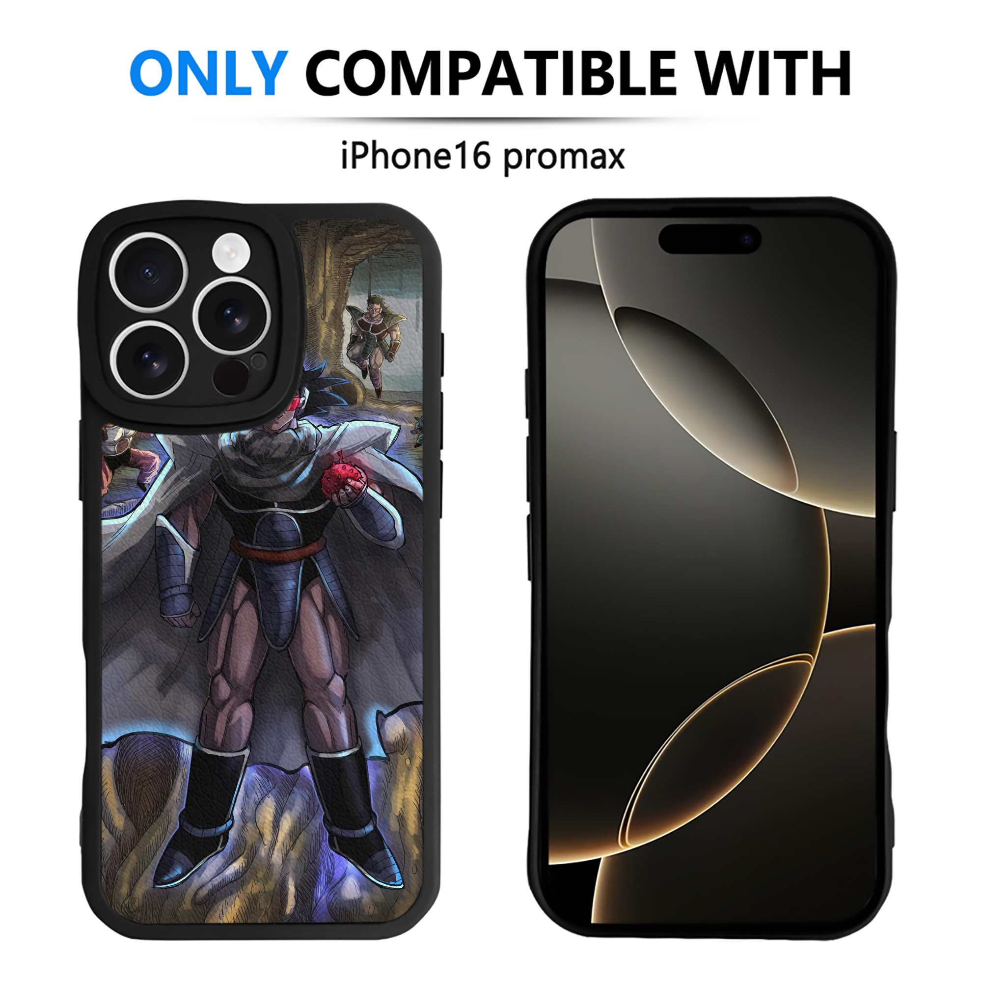 （画像用） ドラゴンボール DRAGON BALL 【iPhone 16シリーズ対応】シリコンスマホケース（レザー調） 材質：シリコン